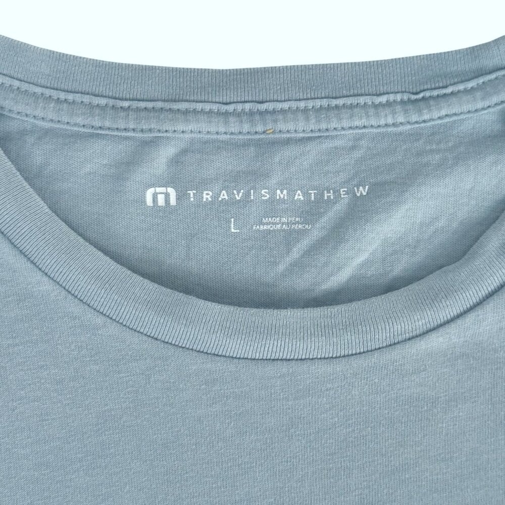 LARGE Travis Mathew Forbidden Isle Endless Vacation  Short Sleeve Tee TShirt - Picture 4 of 8